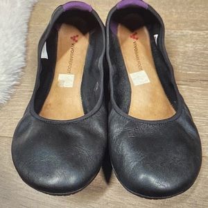 Vivo Barefoot Jing Jing Ballet Flats Black Leather